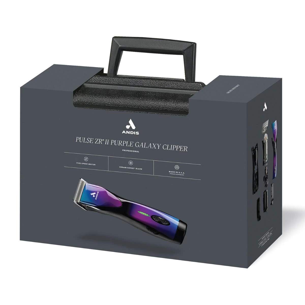 Andis Purple Pulse ZRII 5-Speed Cordless Clippers 4 Andis Purple Pulse ZRII 5-Speed Cordless Clippers - Image 4
