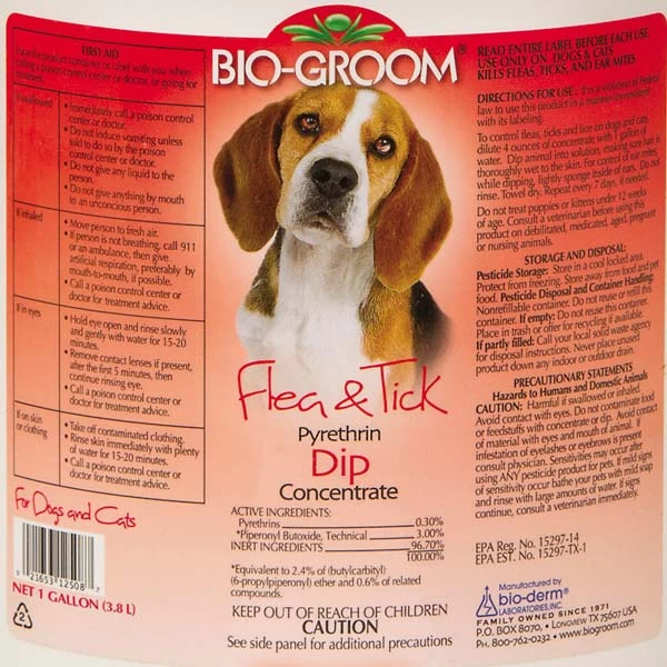 Bio-Groom Flea Pyrethrin Dip 2 Bio-Groom Flea Pyrethrin Dip - Image 2