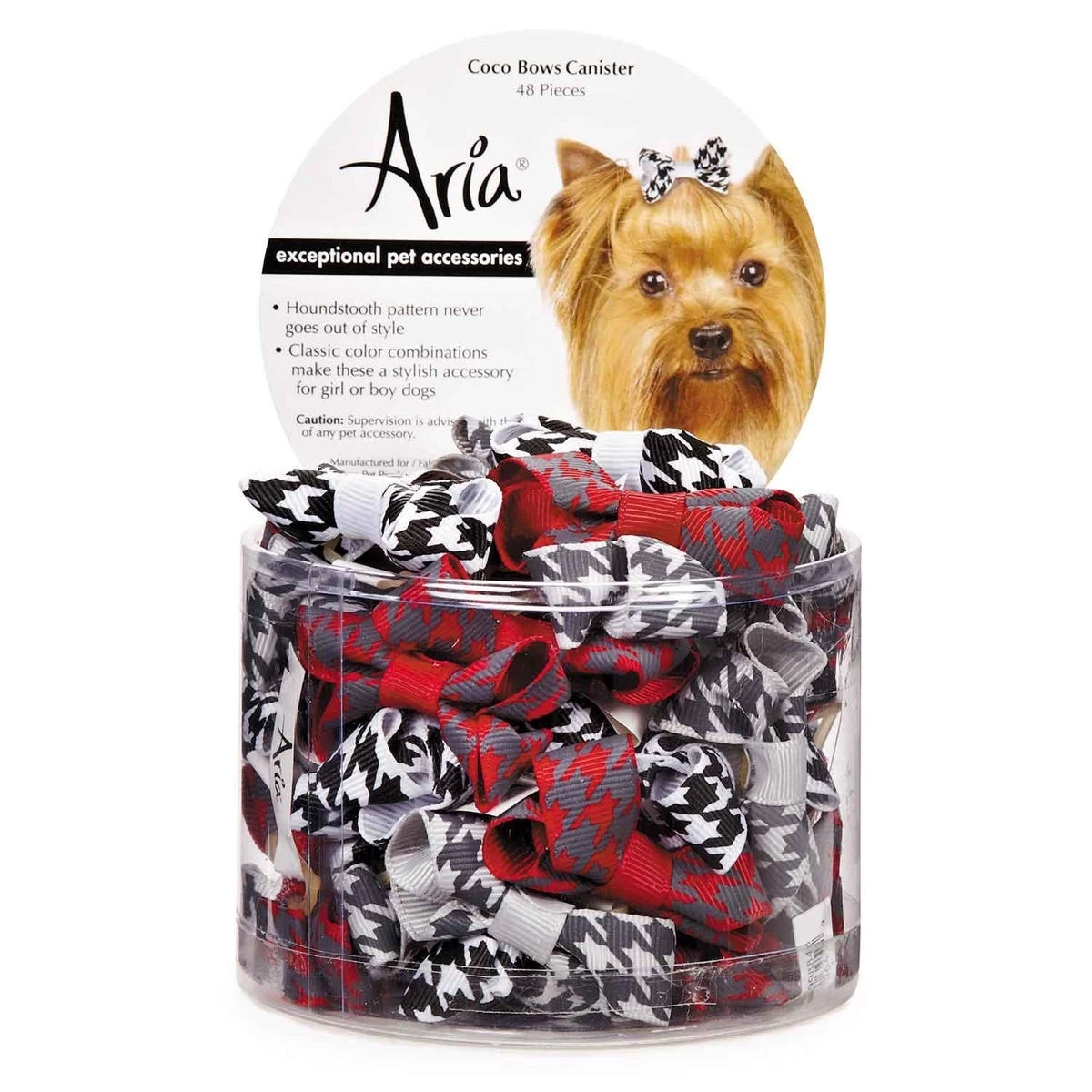 Aria Coco Bows 48-Piece Canisters 1 Aria Coco Bows 48-Piece Canisters