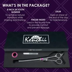 Kenchii Scorpion 24 Tooth Blending Shear -Pet Supply Store ke1924 24 s1 24t