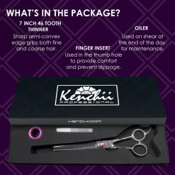 Kenchii Scorpion 46 Tooth Thinning Shear 6 Kenchii Scorpion 46 Tooth Thinning Shear -Pet Supply Store ke1946 46 s1 46t 1