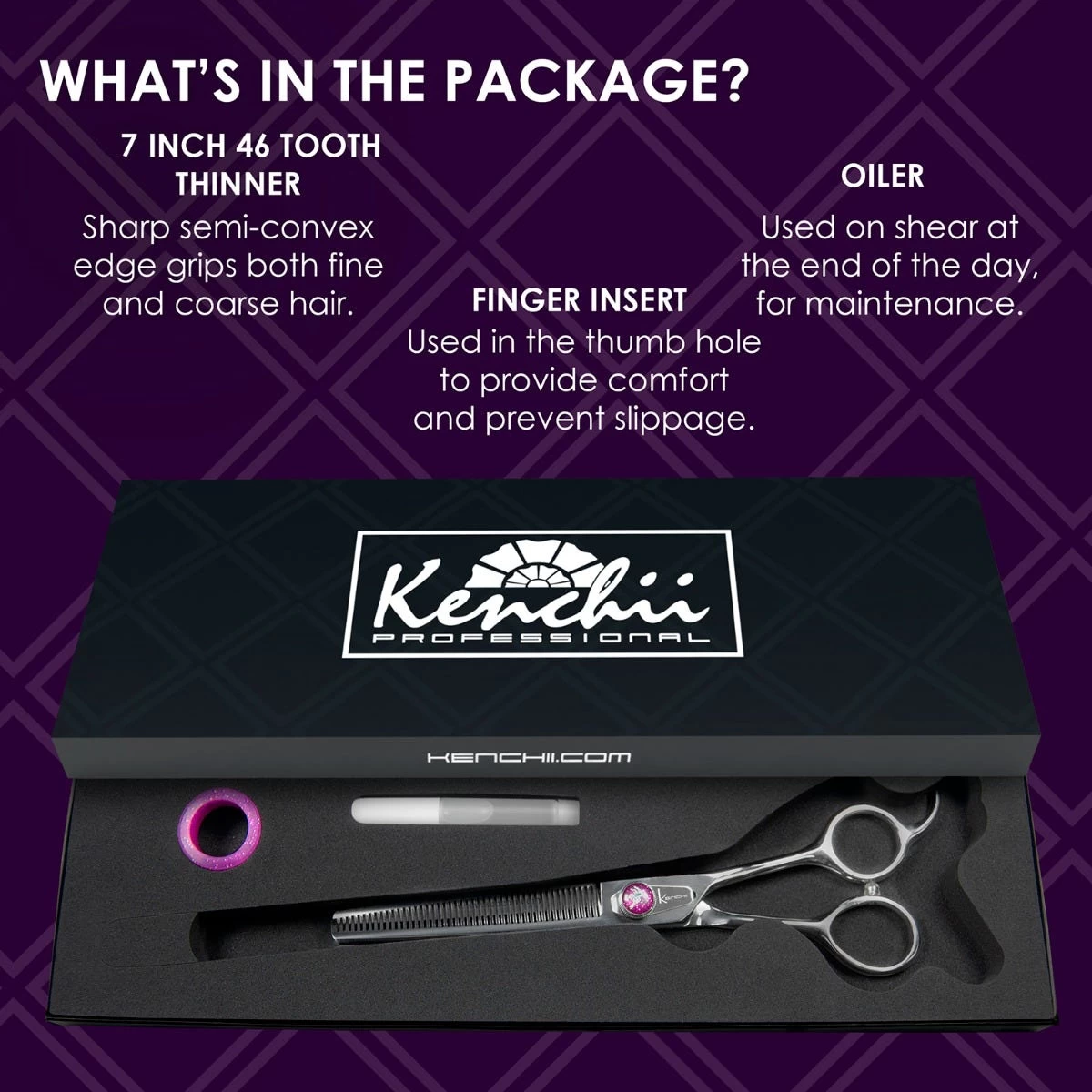 Kenchii Scorpion 46 Tooth Thinning Shear 3 Kenchii Scorpion 46 Tooth Thinning Shear - Image 3