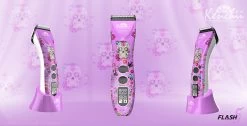 Kenchii Flash5 5-in-1 Digital Cordless Clipper Purple Dogs Edition -Pet Supply Store ke6035 79 flash5 website branding 2023 purple 2.0 1 1