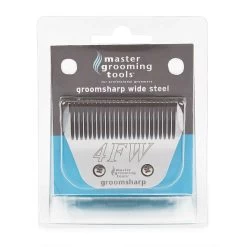 Master Grooming Tools GroomSharp Steel Wide Blades 4FW