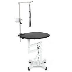 Master Equipment Easy-Lift Round Rotating Top Pneumatic Table -Pet Supply Store tp6290 95 001 1