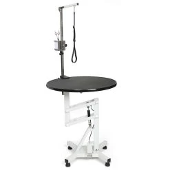 Master Equipment Easy-Lift Round Rotating Top Pneumatic Table -Pet Supply Store tp6290 95 004 1