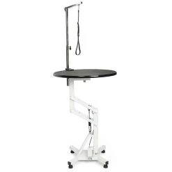 Master Equipment Easy-Lift Round Rotating Top Pneumatic Table -Pet Supply Store tp6290 95 006 1 1