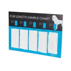Master Grooming Tools Hair Length Sample Chart -Pet Supply Store tp8123 11 002 1