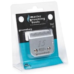 Master Grooming Tools GroomSharp Steel Blade 15 -Pet Supply Store zw2212 15 002 217