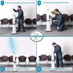 Tool Klean Rolling Cart Sanitizers -Pet Supply Store zx1818 40 95 rolling cart 4 1